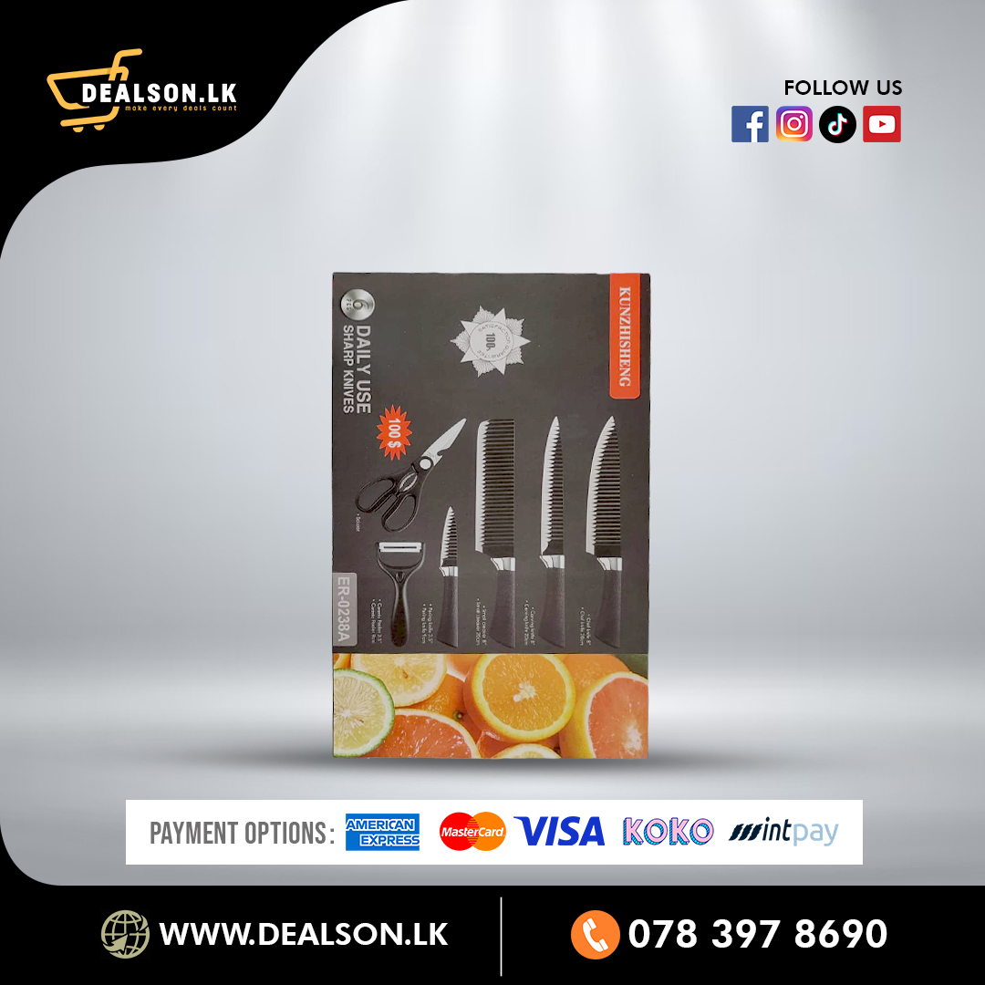 KUNZHISHENG 6 PIECES KNIFE SET (ER - 0238A)