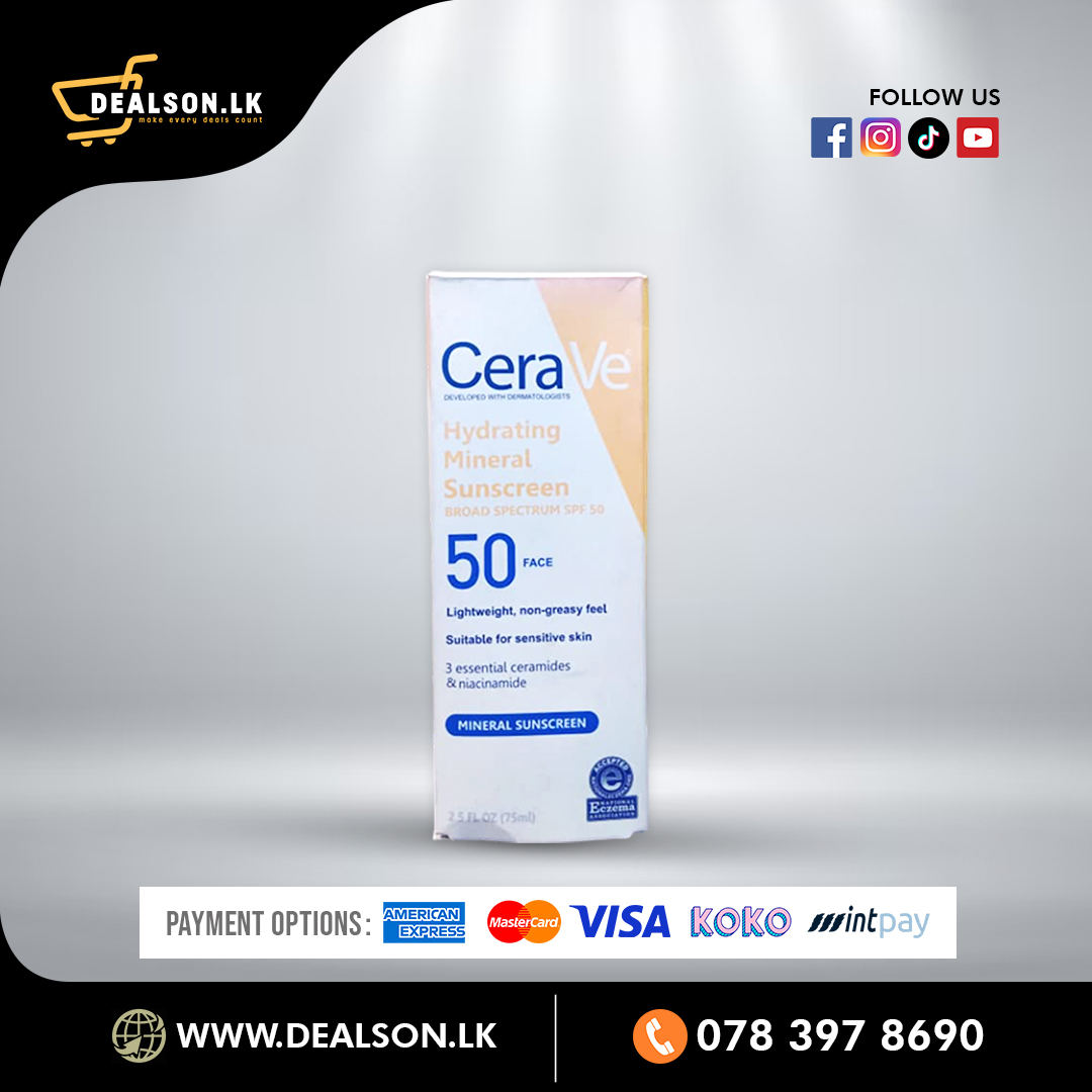 CERAVE HYDRATING MINERAL SUNSCREEN SPF 50 (296ml)