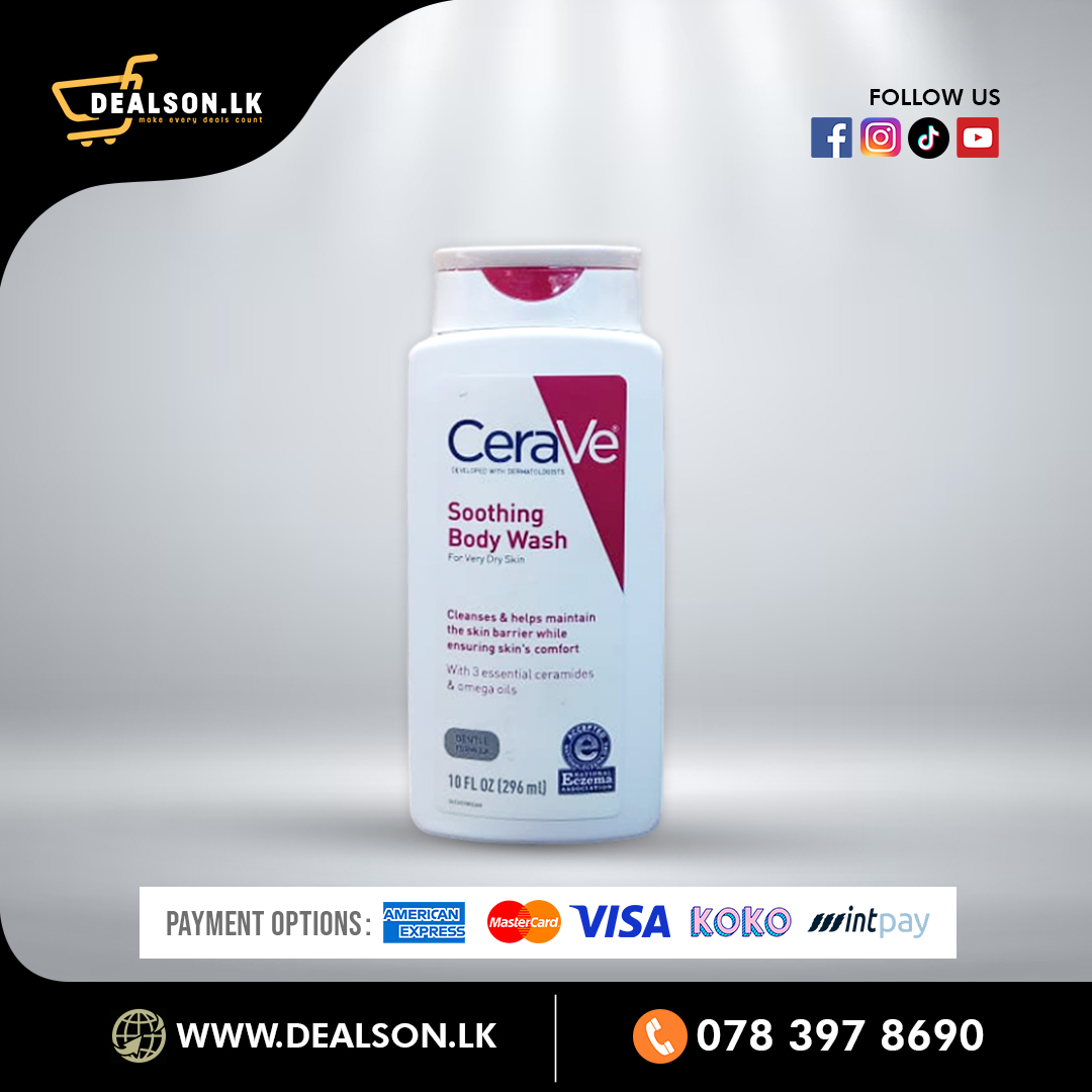 CERAVE SOOTHING BODY WASH (296ml)